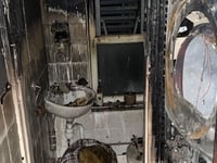 Closed doors stop Pembrokeshire property fire spreading