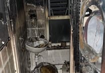 Closed doors stop Pembrokeshire property fire spreading