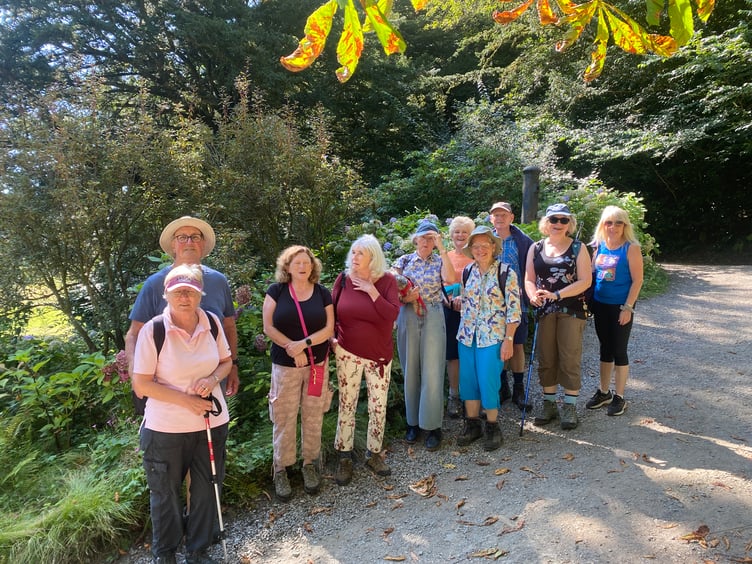 Llanteg Walking Group at Colby Woodland Gardens, Amroth