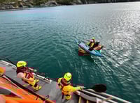 Kayaker rescued by St Davids RNLI in high winds