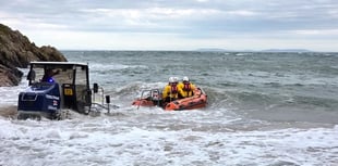 Tenby RNLI crew alerted to potential emergencies