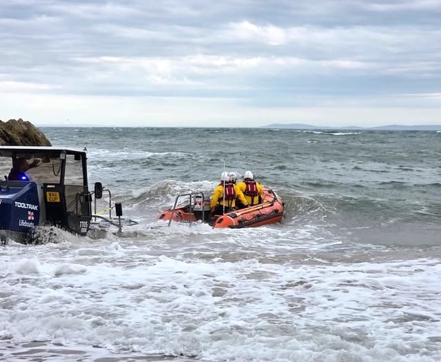 Tenby RNLI crew alerted to potential emergencies