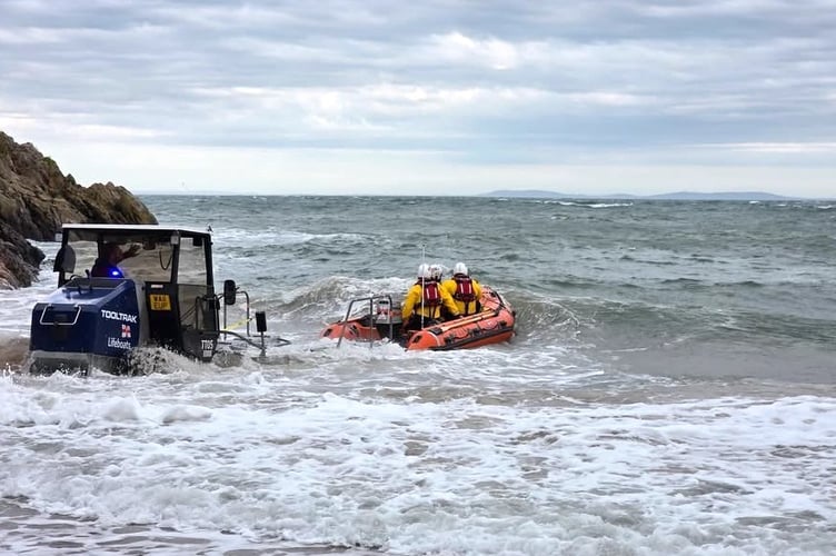 Tenby inshore lifeboat was requested to launch