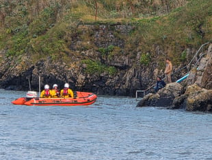 Fishermen false alarm call for Tenby RNLI