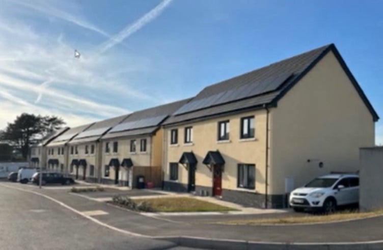 The development on land east of the Cricket Club, Pembroke Road, Pembroke Dock. Picture: Pembrokeshire County Council webcast.