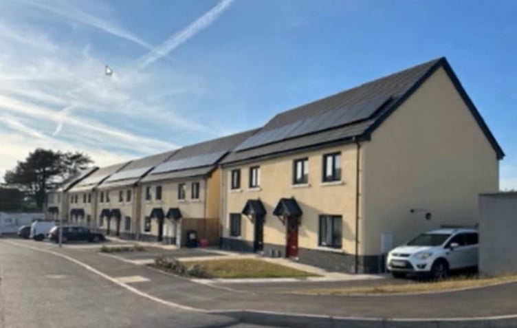 The development on land east of the Cricket Club, Pembroke Road, Pembroke Dock. Picture: Pembrokeshire County Council webcast.