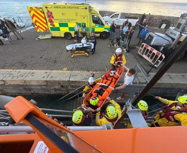 Tenby RNLI addresses tombstoning risks