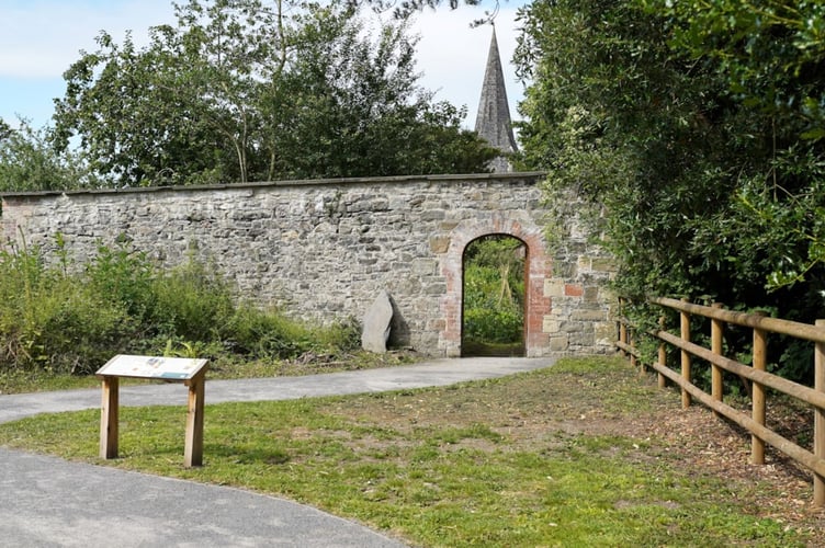Parc yr Esgob in Abergwili, Carmarthenshire, which received £300,000 towards the cost of restoring a historic walled garden.