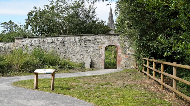 Parc yr Esgob in Abergwili, Carmarthenshire, which received £300,000 towards the cost of restoring a historic walled garden.
