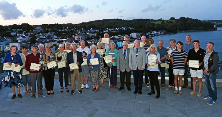 Saundersfoot in Bloom hosted has its awards evening celebrating this year's floral contest winners