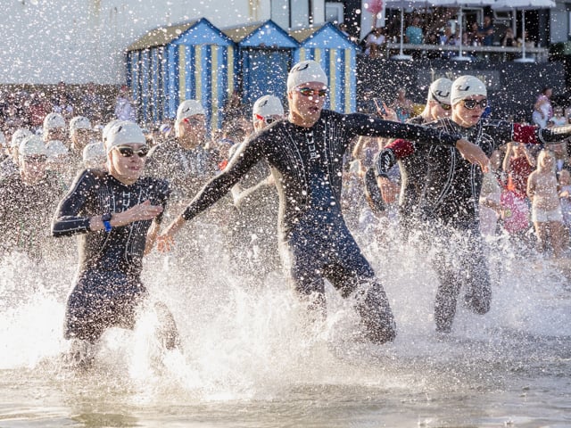 SAUNDERSFOOT, 01 SEPTEMBER 2023 - Activity Wales Saundersfoot Triathlon, Saundersfoot, Wales, UK (pics by John Smith)