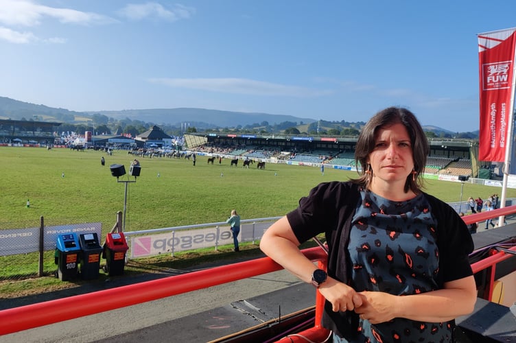 Sandra Jervis at the Royal Welsh Show