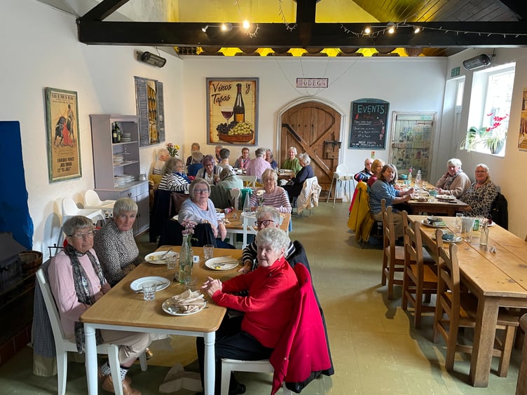 St Issell’s WI Picton Castle lunch