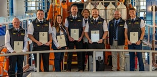 Tenby RNLI lifesavers recognised for heroism