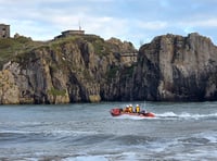 Tenby RNLI launch ends after swimmer mistaken at sea
