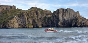 Tenby RNLI launch ends after swimmer mistaken at sea