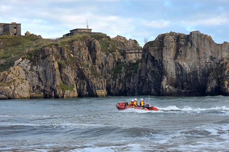 Tenby RNLI's inshore lifeboat