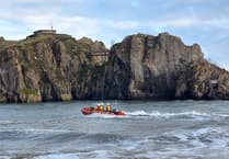 Tenby RNLI launch ends after swimmer mistaken at sea