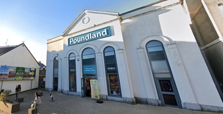 Poundland in Tenby is closing next month as part of a broader shutdown of branches across the UK.