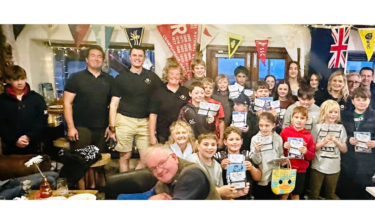 Young Tenby Sailors Receive Certificates as Weather Postpones Races...
