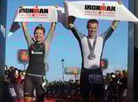 Franziska Hofmann and Lewis Eccleston crowned IRONMAN Wales champions