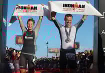 Franziska Hofmann and Lewis Eccleston crowned champions at IRONMAN Wales 2025