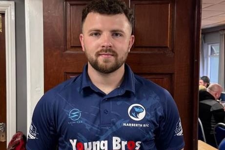 Man of the match, Narberth's Aled Davies