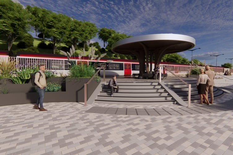 Representation of Milford Haven Public Transport Interchange