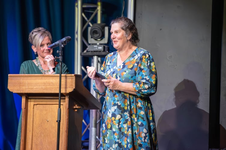 Good Neighbour: Rebecca Rees with Cllr Sam Skyrme-Blackhall