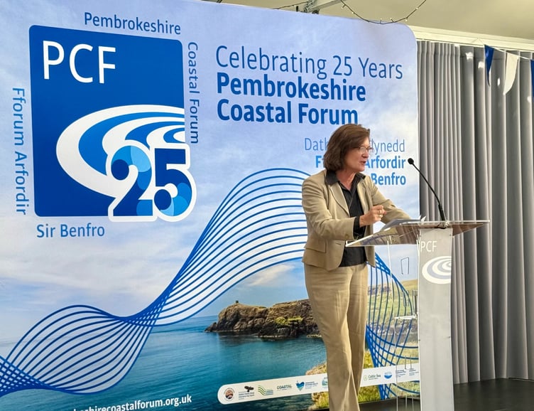 Wales First Minister Eluned Morgan at PCF’s milestone celebration in Haverfordwest