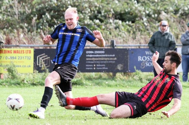 Jack Griffiths opened the scoring for Hakin at Tenby