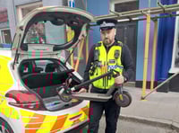 Police tackle illegal e-scooters in Pembrokeshire