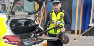 Police tackle illegal e-scooters in Pembrokeshire