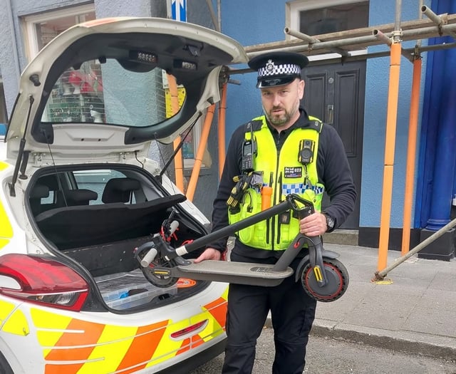 E-scooters legal only on private land