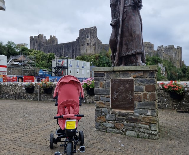 Pembroke dads protest over UK's poor paternity pay