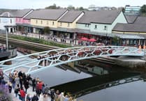 Haverfordwest’s ‘signature’ footbridge opens