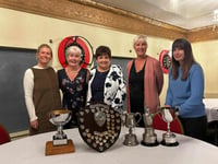 West Wales Ladies Bowling champions celebrated