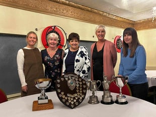 West Wales Ladies Bowling champions celebrated