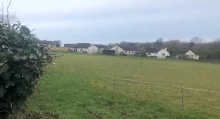 South Meadow Homes Ltd wants to build 50 homes, including a 10 per cent affordable housing contribution, on land north of Gibbas Way, Pembroke. Picture: Pembrokeshire County Council webcast.