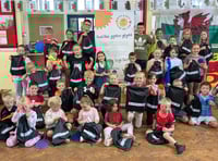 Wellbeing bags energise Pembrokeshire kids