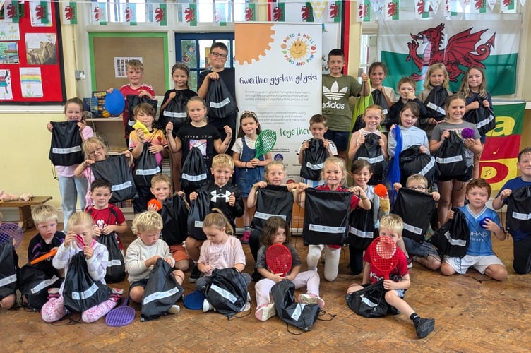 Schools that took part included Ysgol Gelli Aur (Golden Grove), Milford Haven Community Primary, Gelliswick VC Primary, Ysgol Wdig (Goodwick),