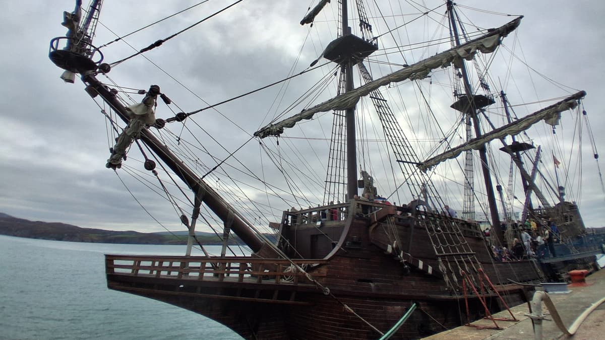 PHOTO REEL: Spanish Galleon Andalucia visits Pembrokeshire