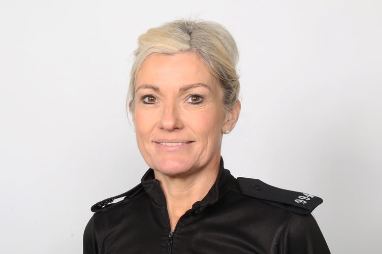 PC Wendy Janas, Dyfed-Powys Police's well-being and retention officer