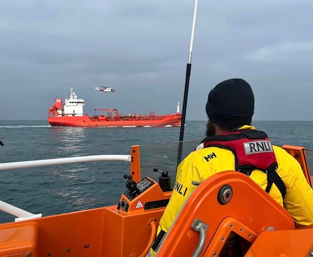 St Davids RNLI's tanker rescue