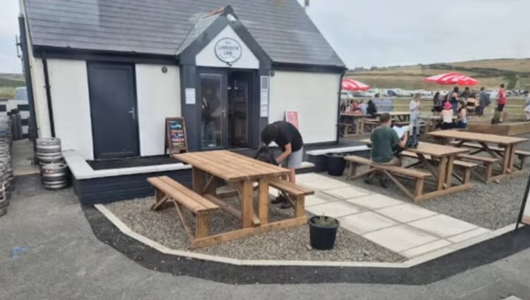 The Lansker Line ice cream parlour, Newgale. Picture: Pembrokeshire Coast National Park webcast.