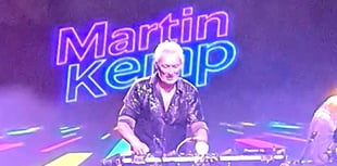 Martin Kemp's 80s night back in Tenby