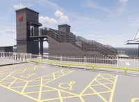 Tenby station gets new accessible footbridge