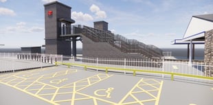Tenby station gets new accessible footbridge