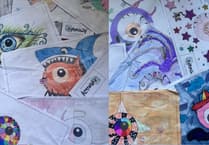 Eyemazing! Tenby art display shows pupils’ eye for creativity