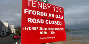 Cheer on the Tenby 10K charity run which returns this weekend